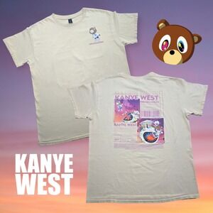 Unisex Kanye West Album Graduation Tour T-Shirt Khaki‎ M